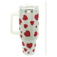 VALENTINES DAY RHINESTONE TUMBLER